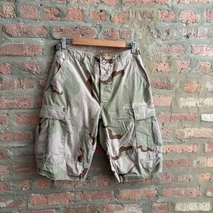 Camouflage Cargo Jorts fits like womens S or M